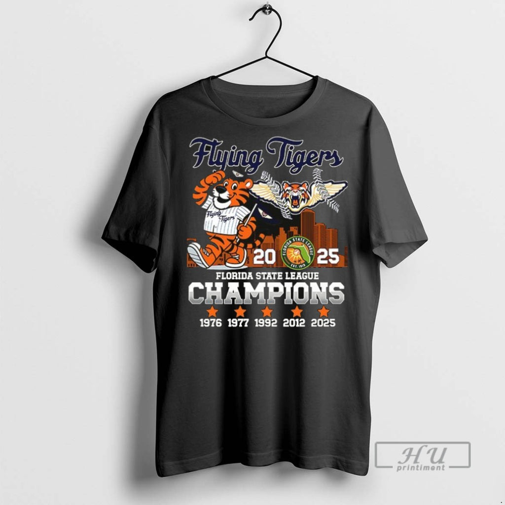 Officials Trending Flying Tigers Florida State League 2025 Ceramic Ceramic And Classic Dad Cap Tee