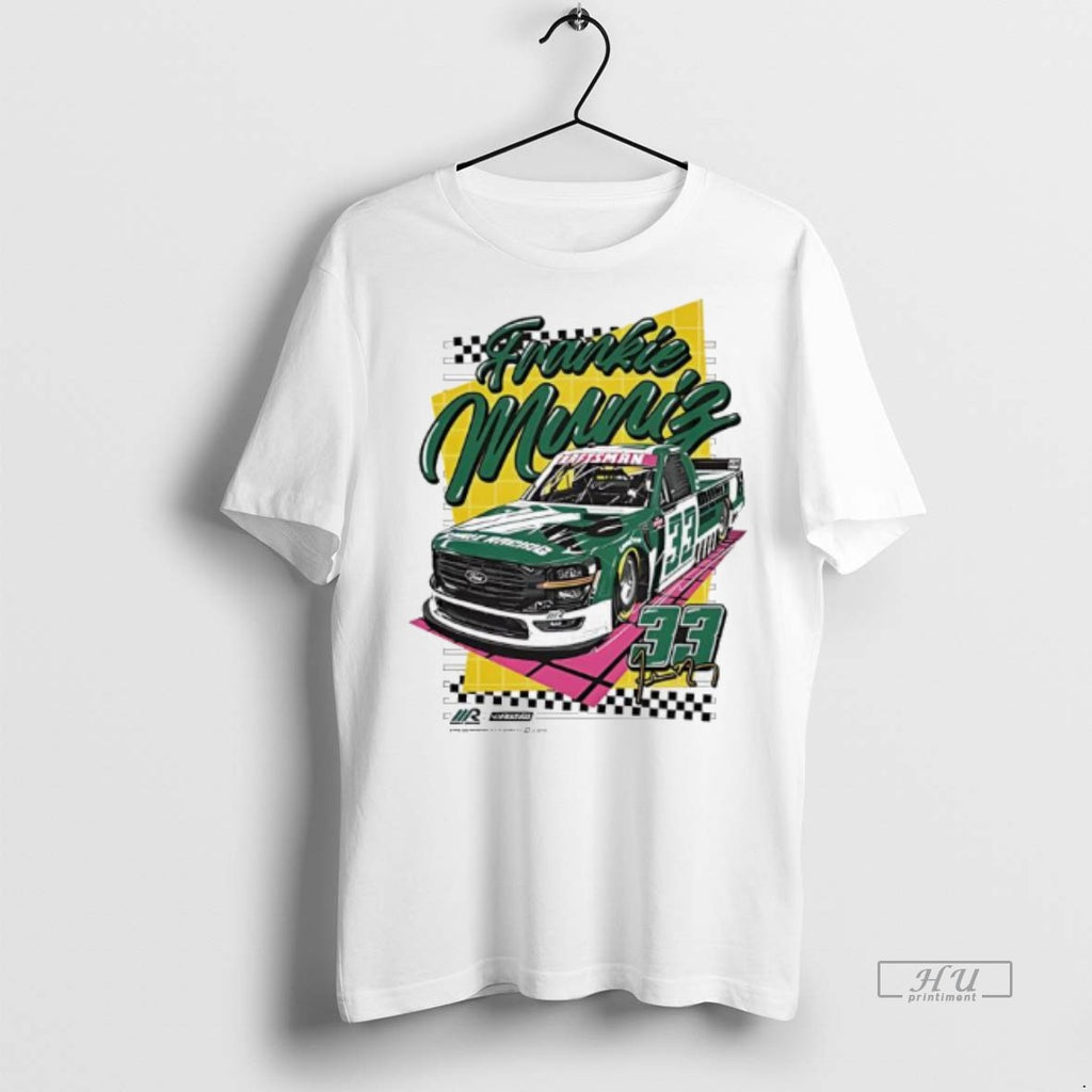 Officials Trending Frankie Muniz Nascar Truck Retro Number 33 Signature T Shirt Sweater