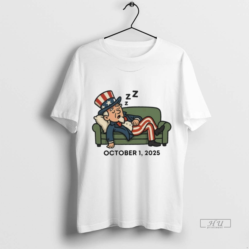 Officials Trending Funny Government Shutdown October 1 2025 Tee Shirt Sweater