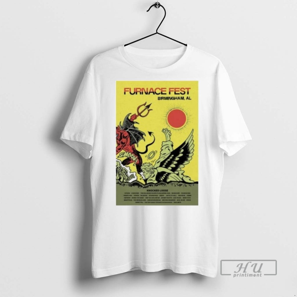 Officials Trending Furnace Fest Birmingham Al Knocked Loose Oct 5 2025 Tee Shirt