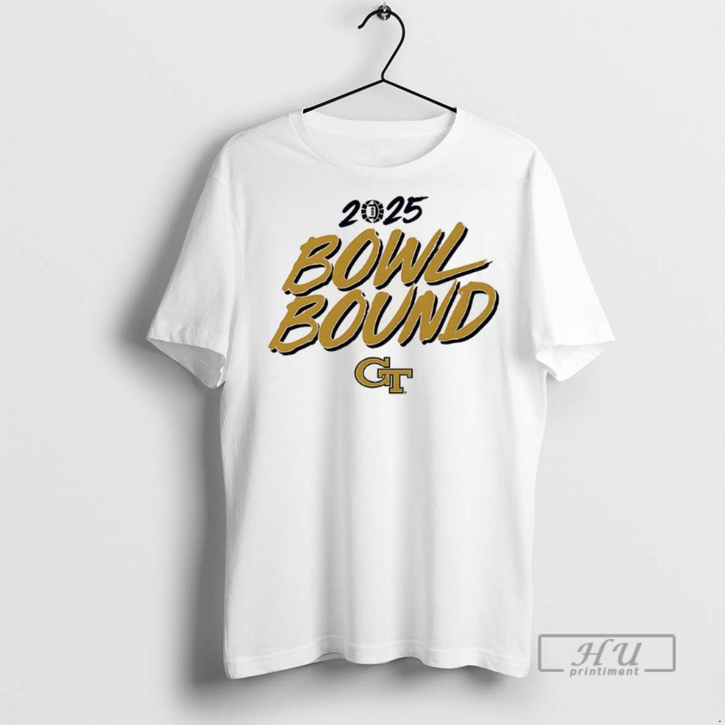 Officials Trending Georgia Tech Yellow Jackets Football 2025 Bowl Bound Graphic Tee Shirt Sweatshirt Hoodies