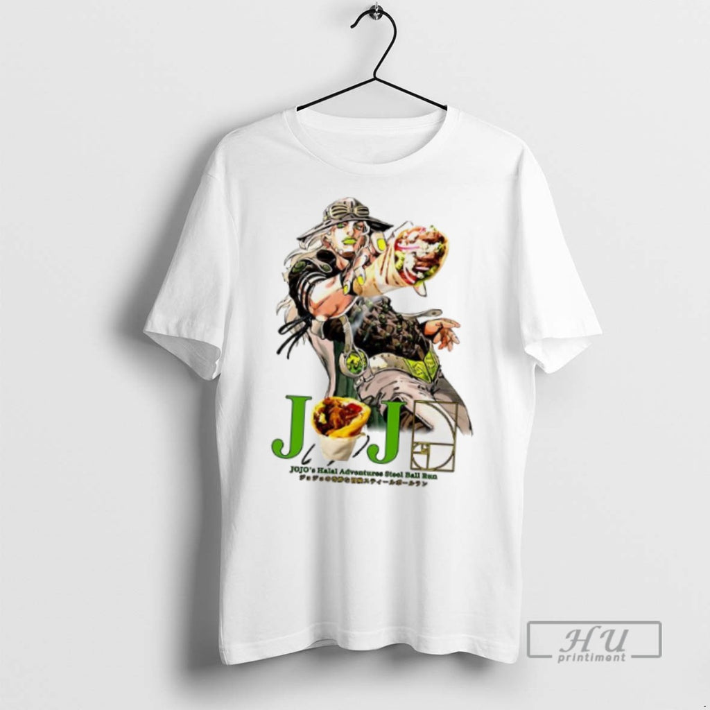 Officials Trending Gyro Zeppeli Kebab Jojos Bizarre Adventure Steel Ball Run T Shirt