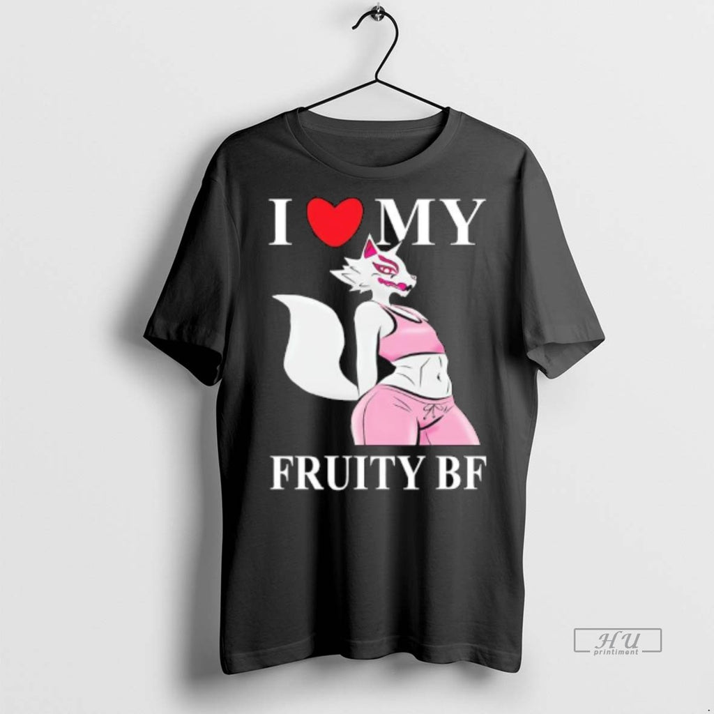 Officials Trending I Love My Fruity Bf Lgbt Fox T Shirt Sweater