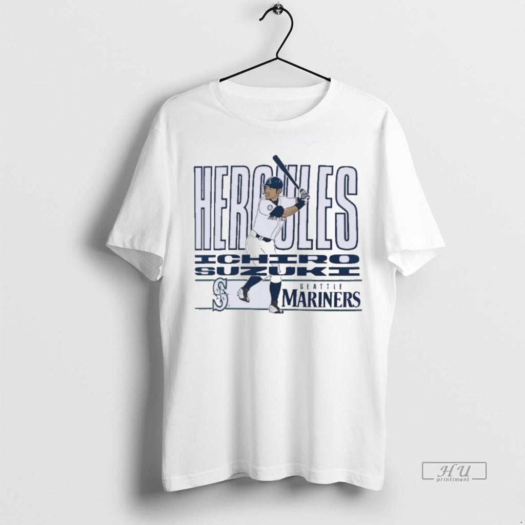 Officials Trending Ichiro Suzuki Seattle Mariners Cooperstown Player T Shirt Sweater
