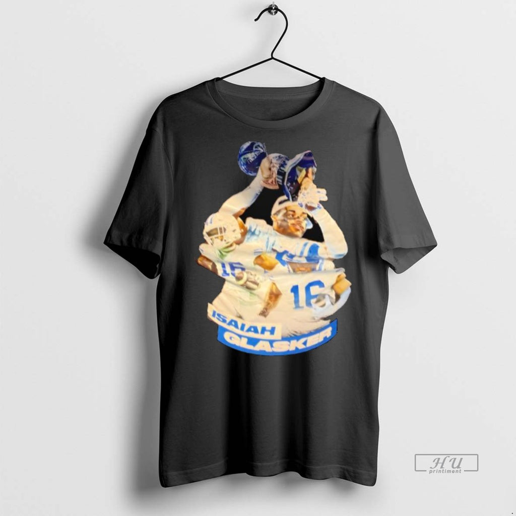 Officials Trending Isaiah Glasker Number 16 Graphic Tee Shirt Sweater