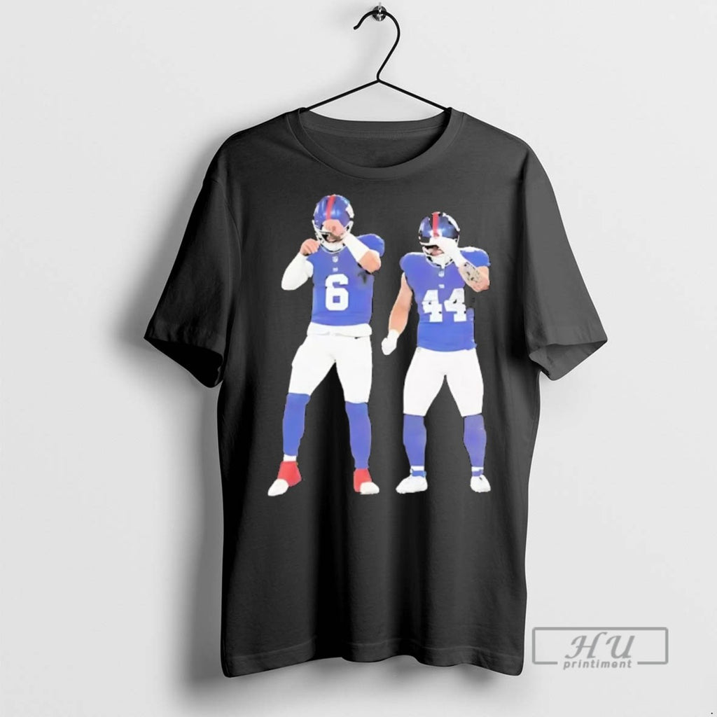 Officials Trending Jaxson Dart And Cam Skattebo Dabbing Celebration Graphic Tee Shirt Sweatshirt Hoodies
