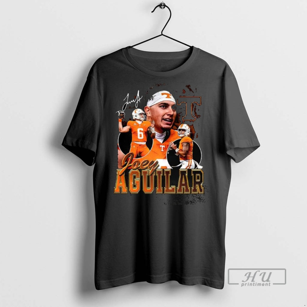 Officials Trending Joey Aguilar Tennessee Volunteers Graphic Signature Graphic Tee Shirt Sweatshirt Hoodies