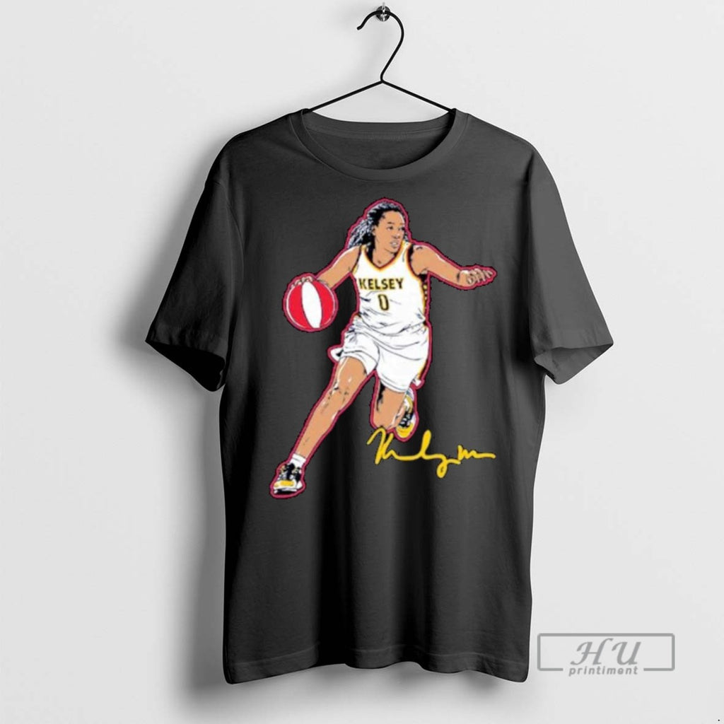 Officials Trending Kelsey Mitchell Wnba Indiana Fever Superstar Pose Ornaments Tee Shirt