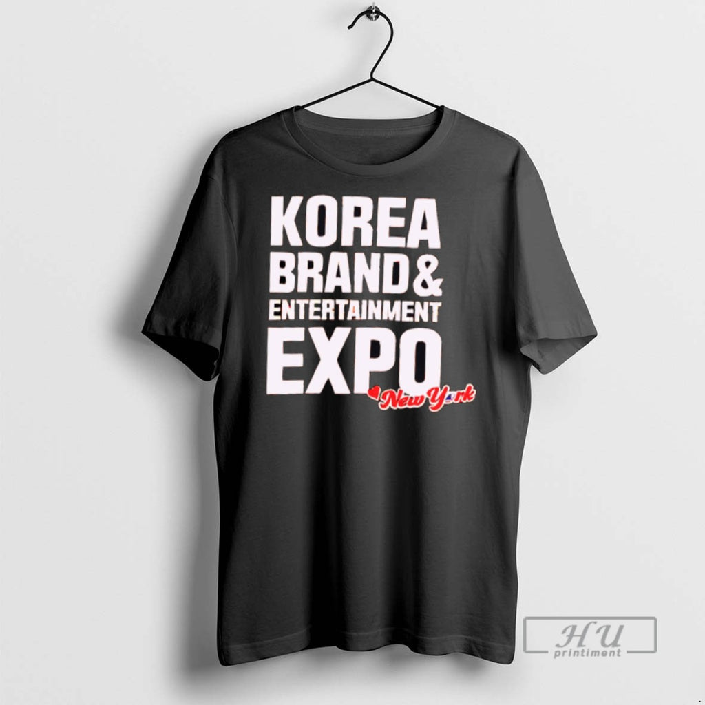 Officials Trending Korea Brand And Entertainment Expo New York T Shirt
