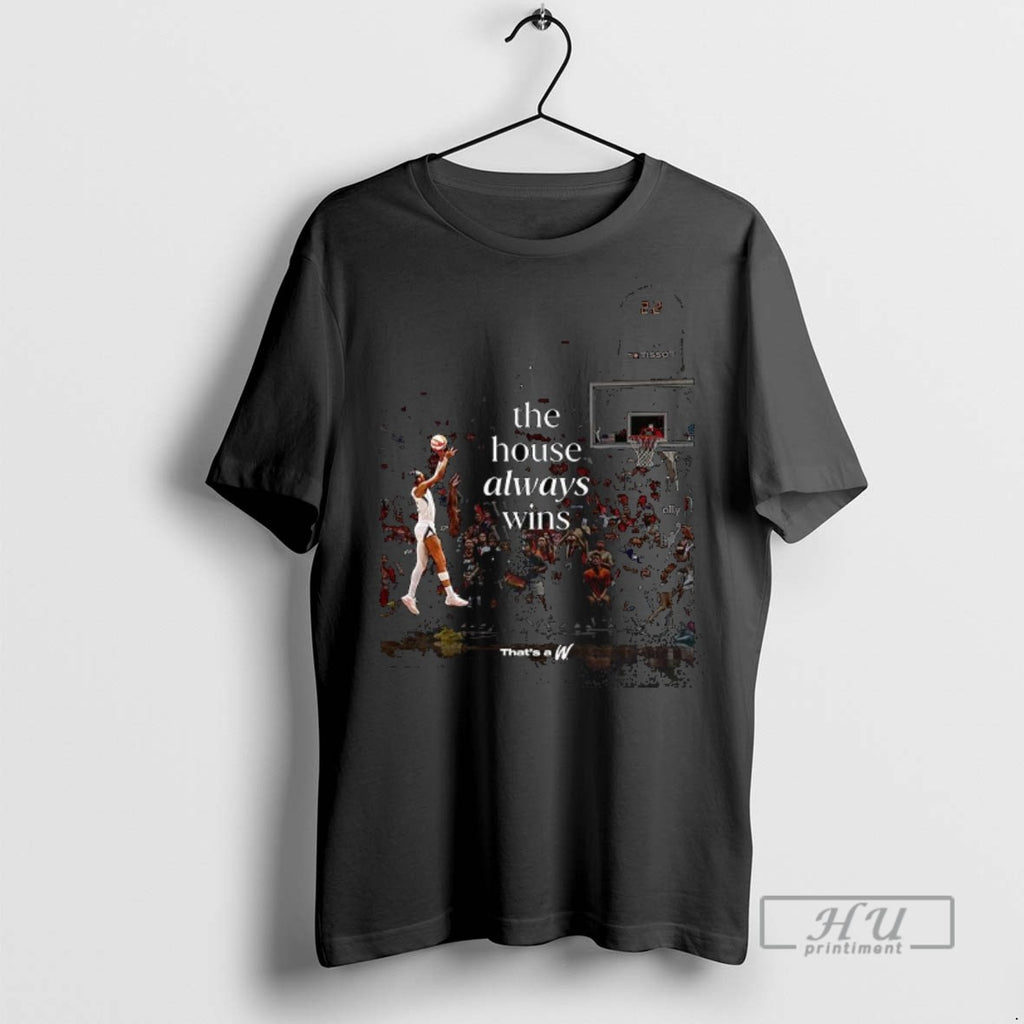 Officials Trending Las Vegas Aces The House Always Wins Graphic Tee Shirt Sweatshirt Hoodies