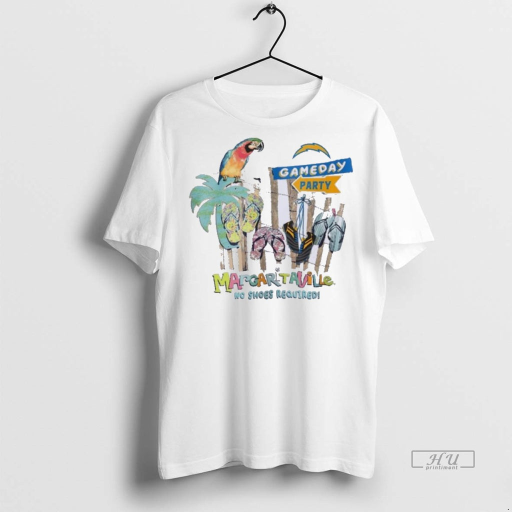 Officials Trending Los Angeles Chargers Gameday Party Margaritaville No Shoes Required T Shirt Sweater