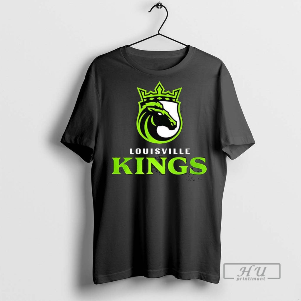 Officials Trending Louisville Kings Lockup Logo Graphic Tee Shirt Sweatshirt Hoodies