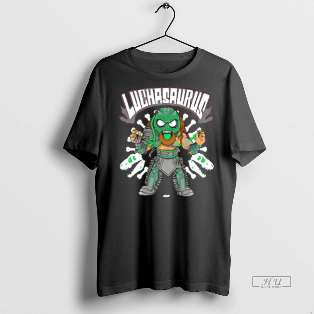 Officials Trending Luchasaurus Back From Extinction Caricature T Shirt Sweater