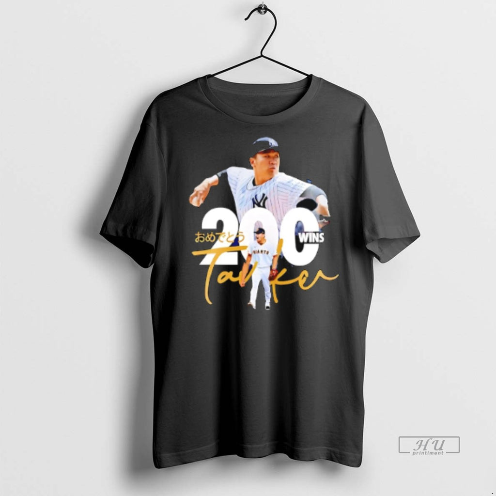 Officials Trending Masahiro Tanaka New York Yankees 200 Wins Japan Graphic T Shirt Sweater