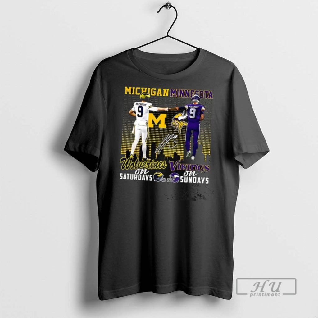 Officials Trending Mccarthy Michigan Wolverines On Saturdays And Minnesota Vikings On Sundays Signature