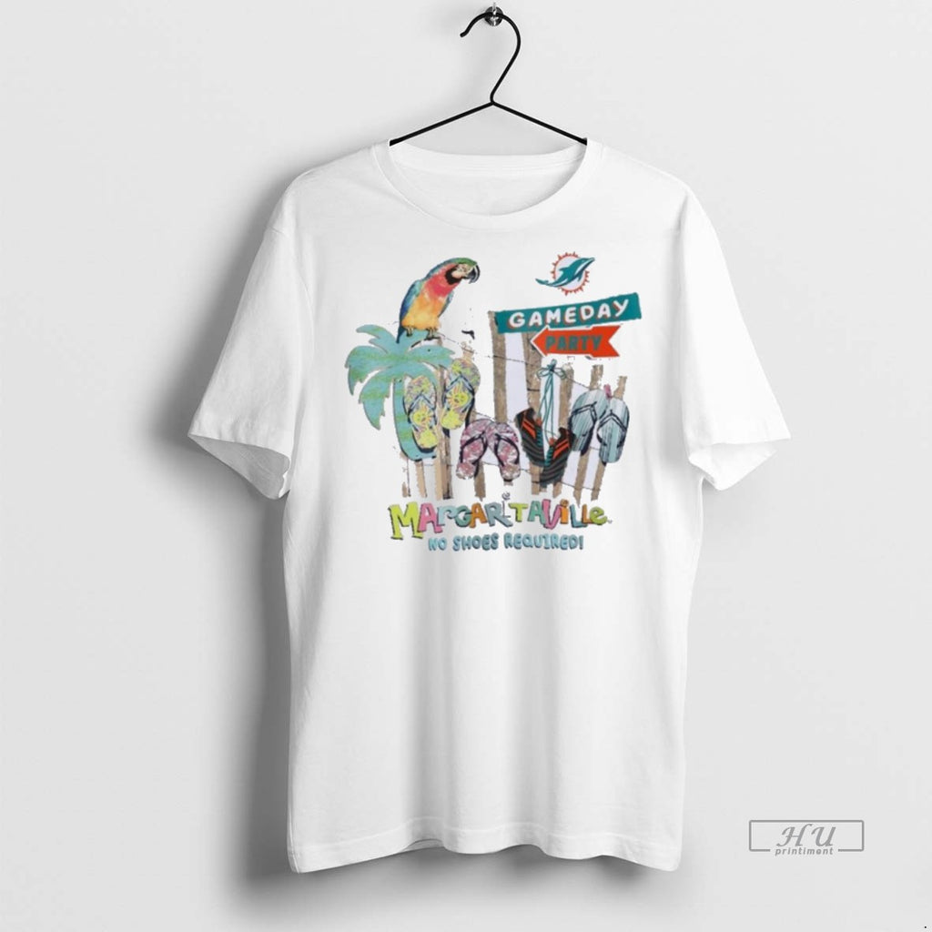 Officials Trending Miami Dolphins Gameday Party Margaritaville No Shoes Required T Shirt Sweater