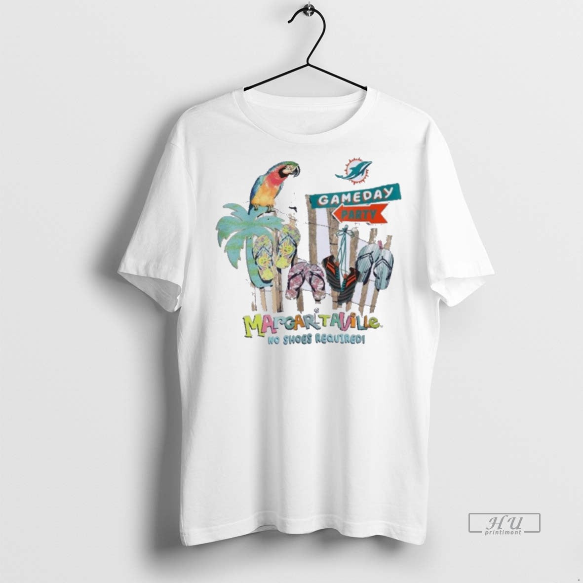 Officials Trending Miami Dolphins Gameday Party Margaritaville No Shoes Required T Shirt Sweater