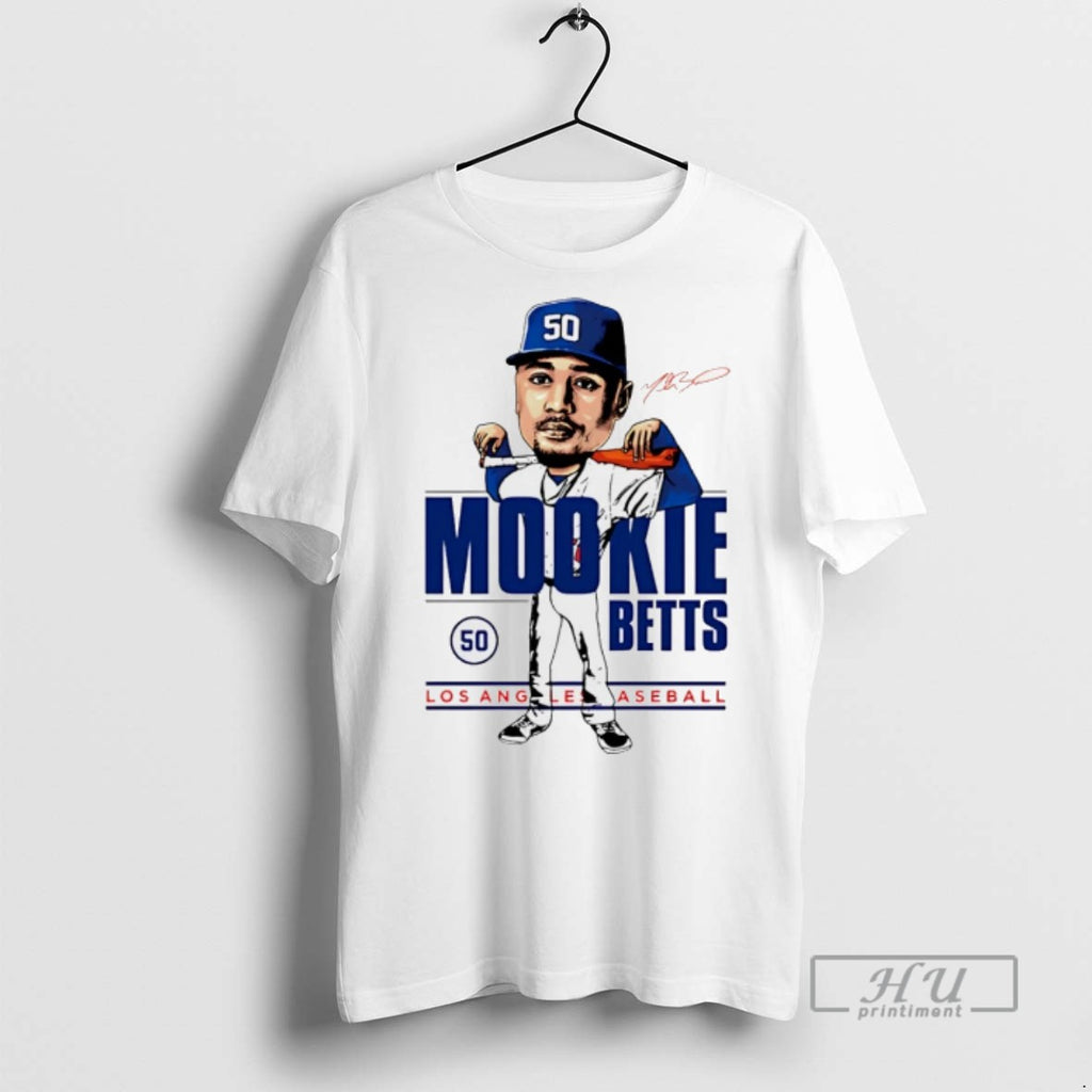 Officials Trending Mookie Betts Los Angeles Dodgers Caricature 2025 T Shirt
