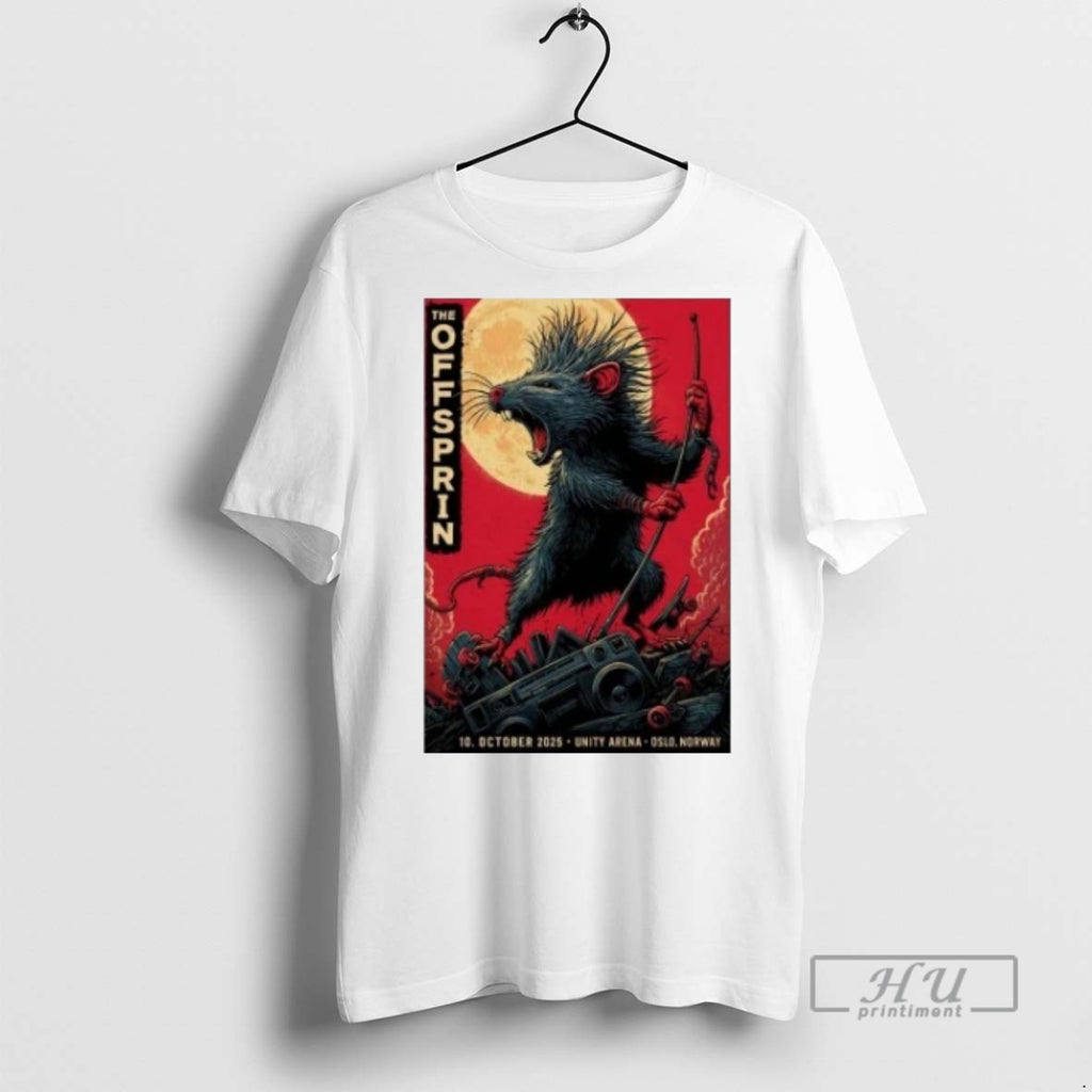 Officials Trending Mouse The Offspring Oct 10 2025 Unity Arena Oslo T Shirt Sweatshirt Hoodies