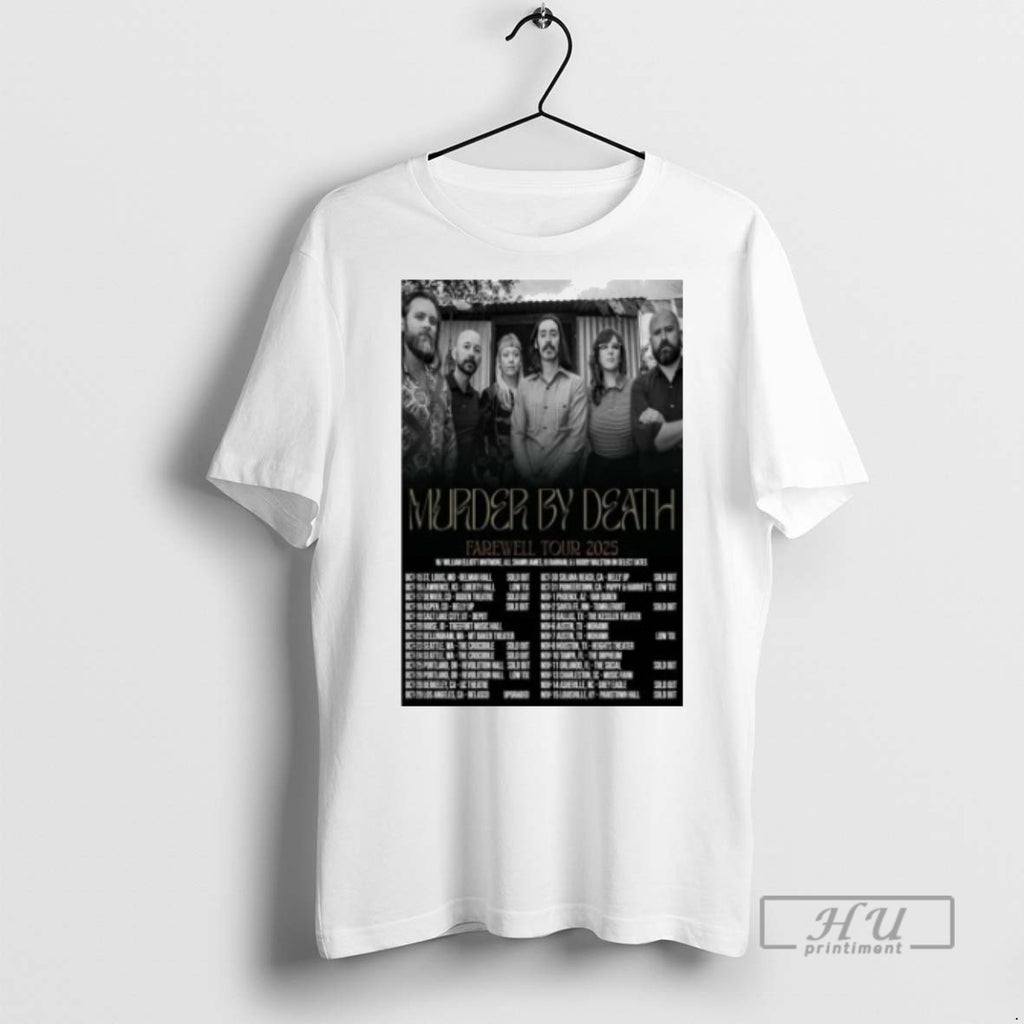 Officials Trending Murder By Death Tour 2025 T Shirt Sweatshirt Hoodies