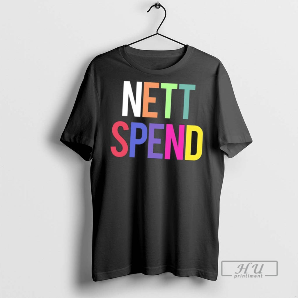 Officials Trending Nett Spend Rainbow T Shirt