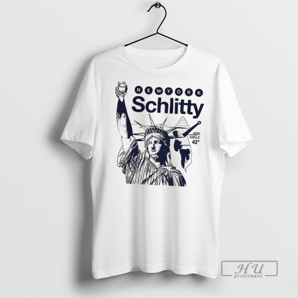 Officials Trending New York Schlitty Statue Of Liberty Arm Angle 42 Statue T Shirt