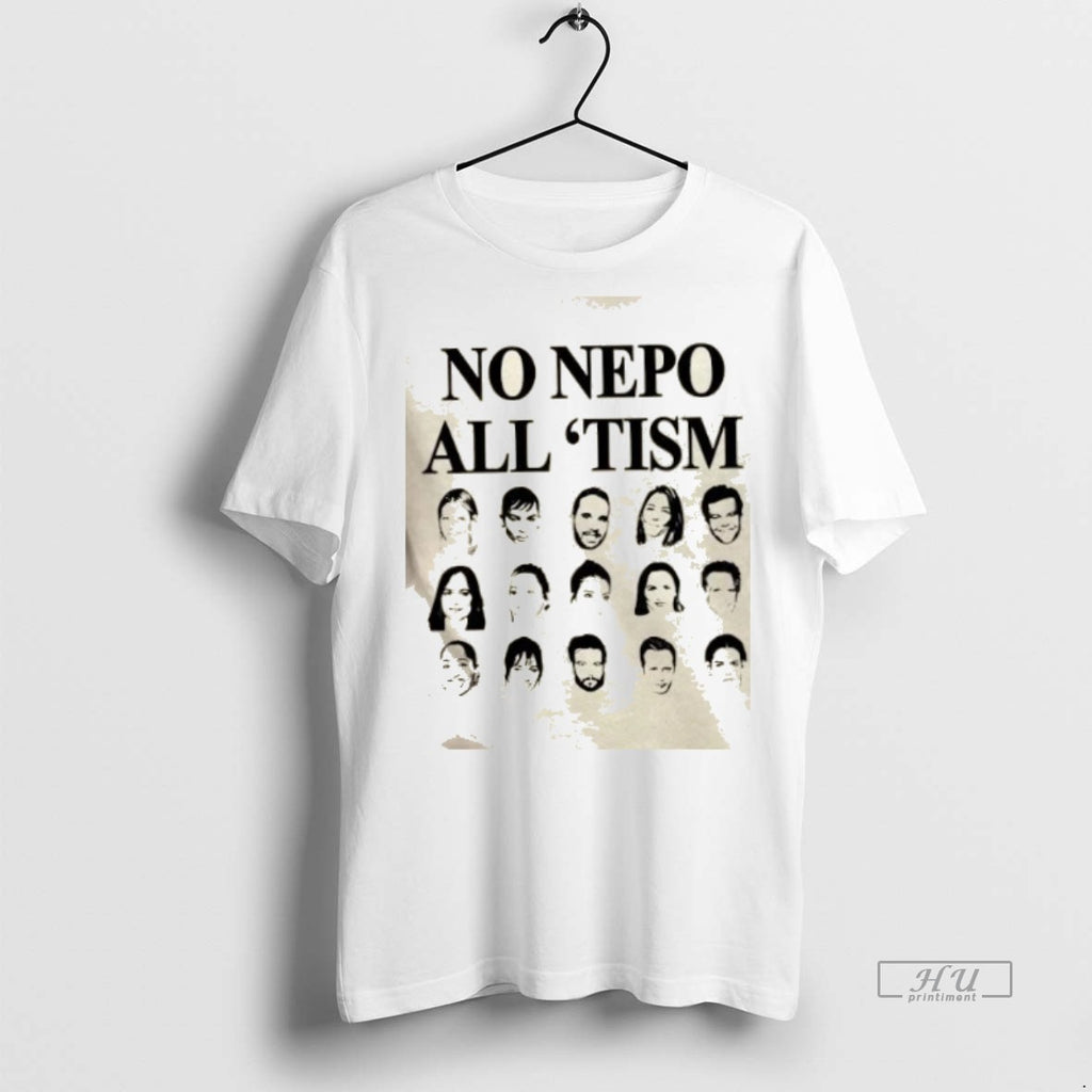 Officials Trending No Nepo All Tism Faces Tee Shirt Sweater