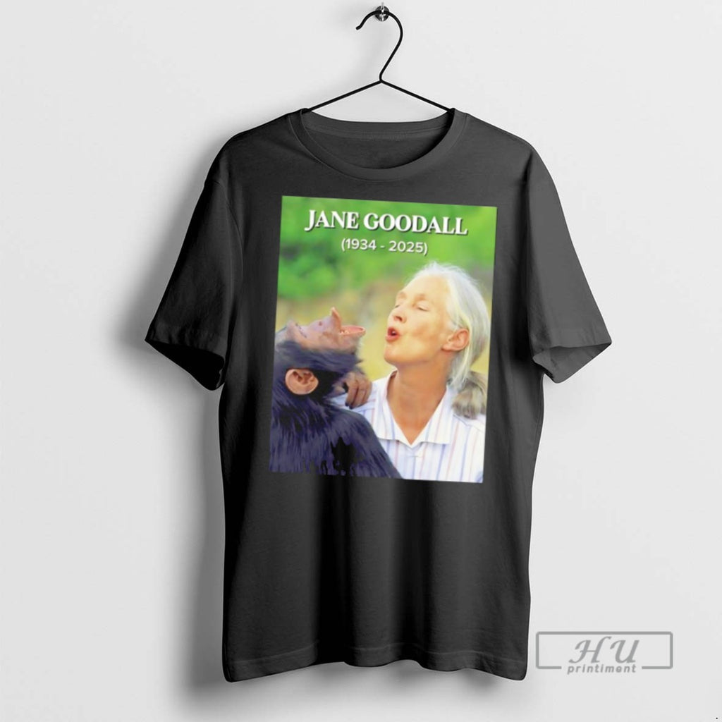 Officials Trending Rip Jane Goodall 1934 2025 T Shirt