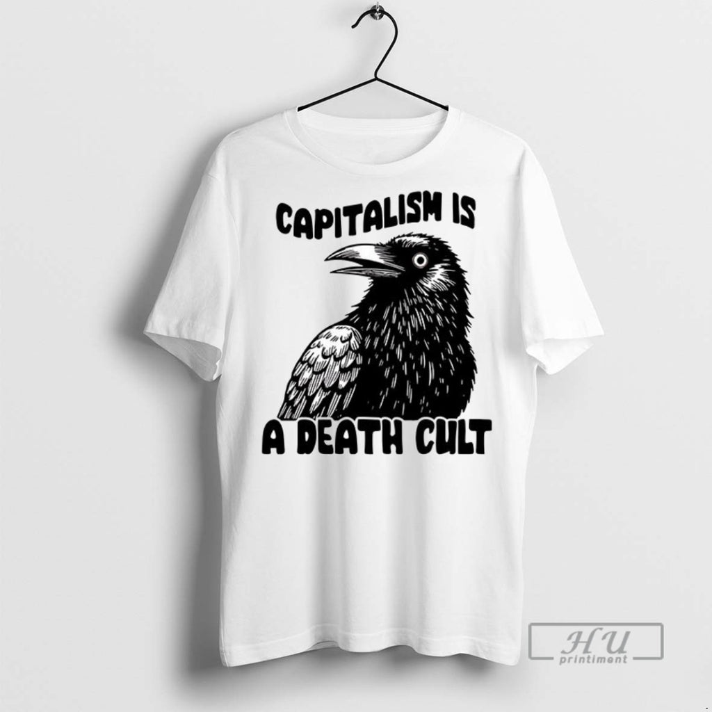 Officials Trending Raven Capitalism Is A Death Cult Ceramic Ceramic And Classic Dad Cap