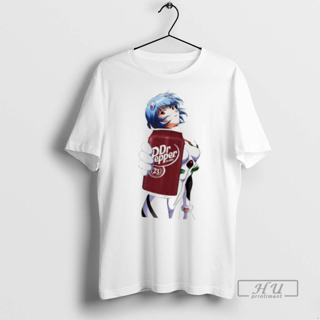 Officials Trending Rei Ayanami X Dr Pepper T Shirt