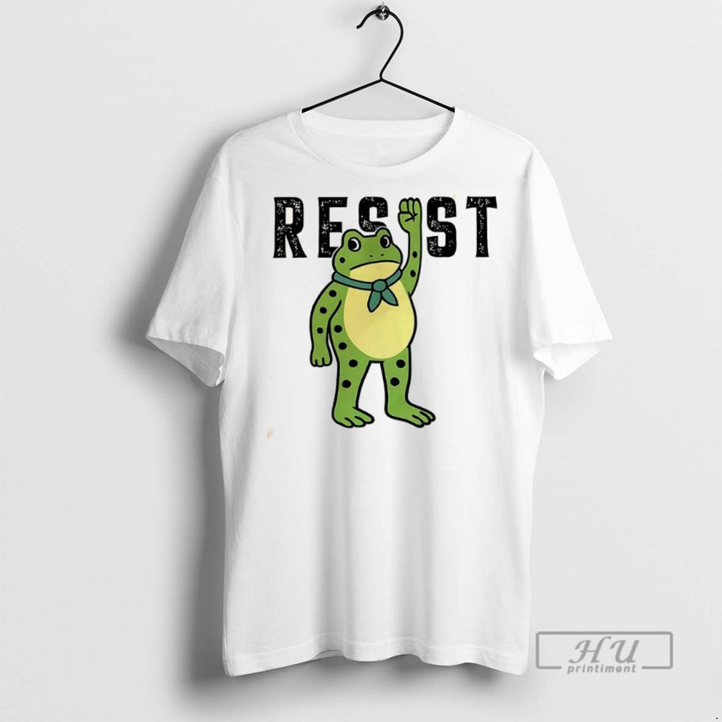 Officials Trending Resist Frog Freedom Frog Graphic Tee Shirt Sweatshirt Hoodies