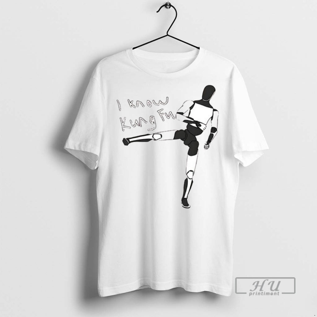 Officials Trending Robot I Know Kung Fu Ceramic Ceramic And Classic Dad Cap