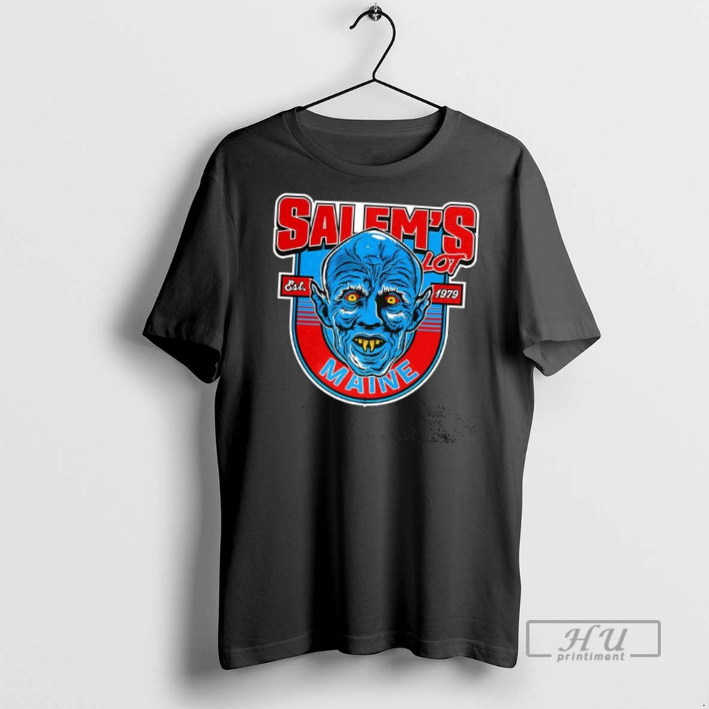 Officials Trending Salems Lot Maine Est 1979 Horror Logo Halloween T Shirt