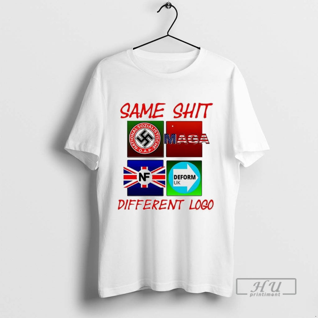Officials Trending Same Shit Different Logo Graphic Tee Shirt Sweatshirt Hoodies