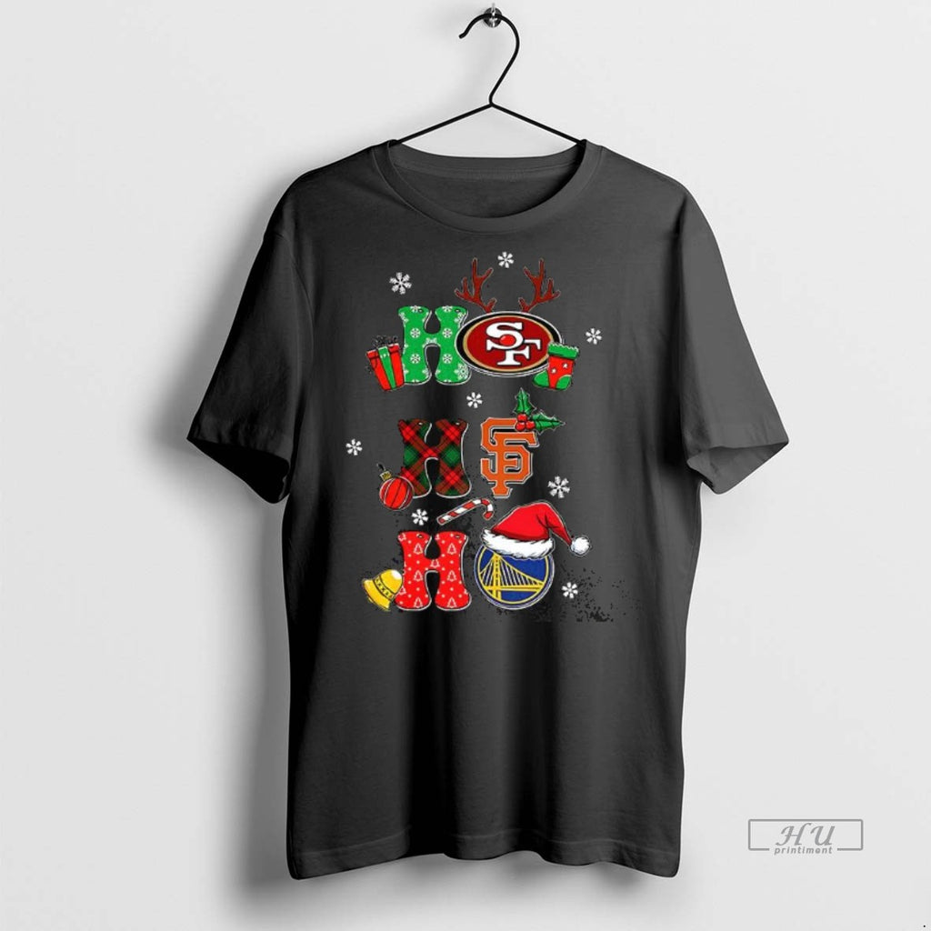 Officials Trending San Francisco Sports Teams 49ers Giants Golden State Warriors Ho Ho Ho Chirstmas