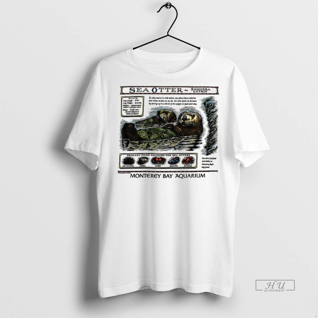Officials Trending Sea Otter Monterey Bay Aquarium Tee Shirt Sweater