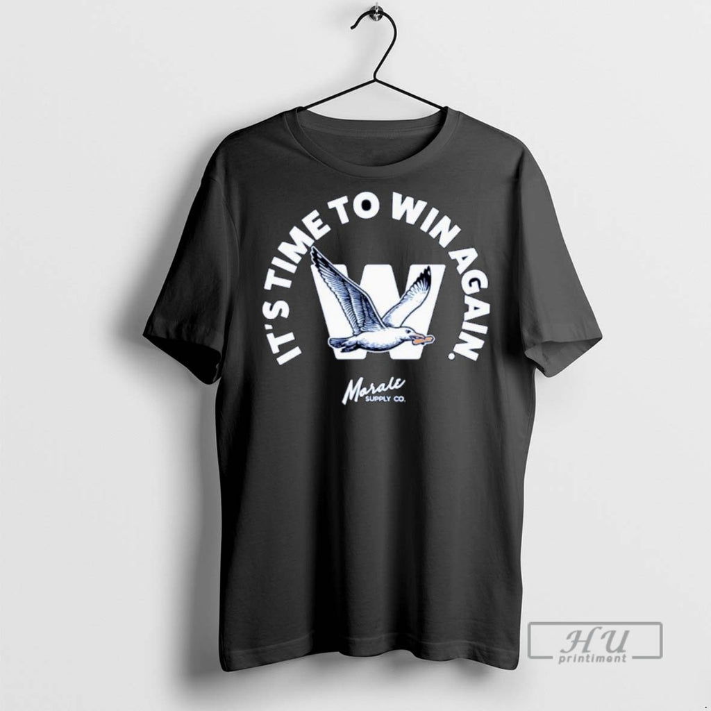 Officials Trending Seagull Its Time To Win Again Ornaments Tee Shirt