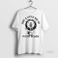 Officials Trending Skeleton Just A Little Ray Of Pitch Black Halloween Tee Shirt Sweater