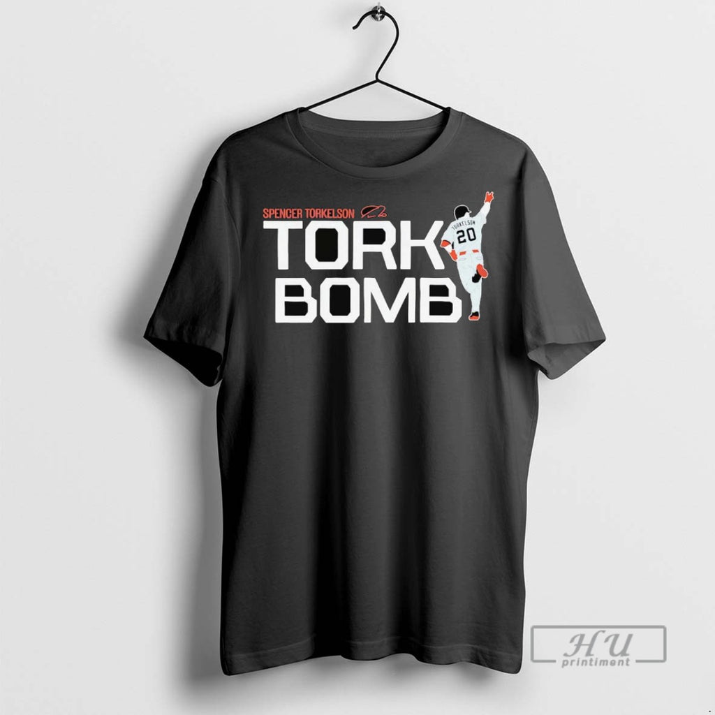 Officials Trending Spencer Torkelson Tork Bomb Signature T Shirt Sweatshirt Hoodies
