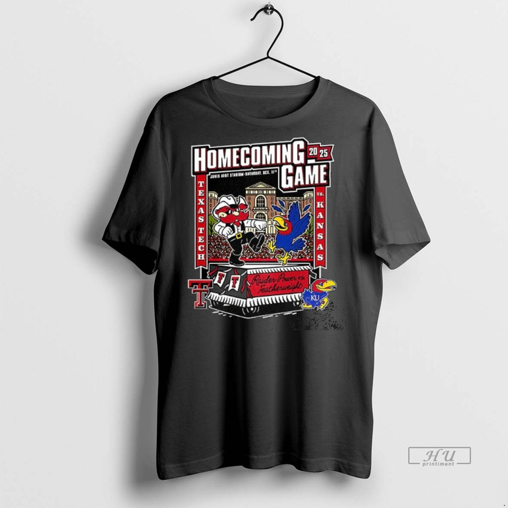Officials Trending Texas Tech Vs Kansas 2025 Homecoming Gameday Tee Shirt Sweater
