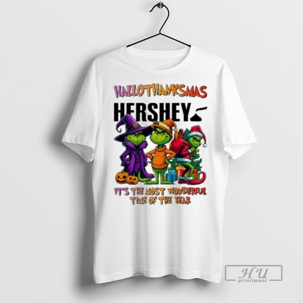 Officials Trending The Grinch Hershey Logo Hallothanksmas Its The Most Wonderful Time Of The Year
