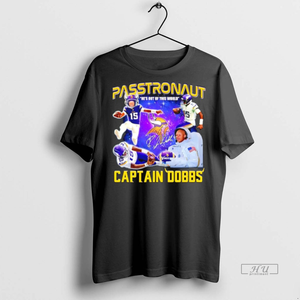 Officials Trending The Passtronaut Captain Josh Dobbs Vikings Hes Out Of This World Signature