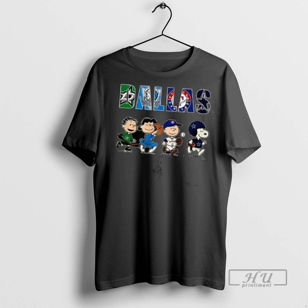 Officials Trending The Peanuts Show Fan Dallas Sports T Shirt