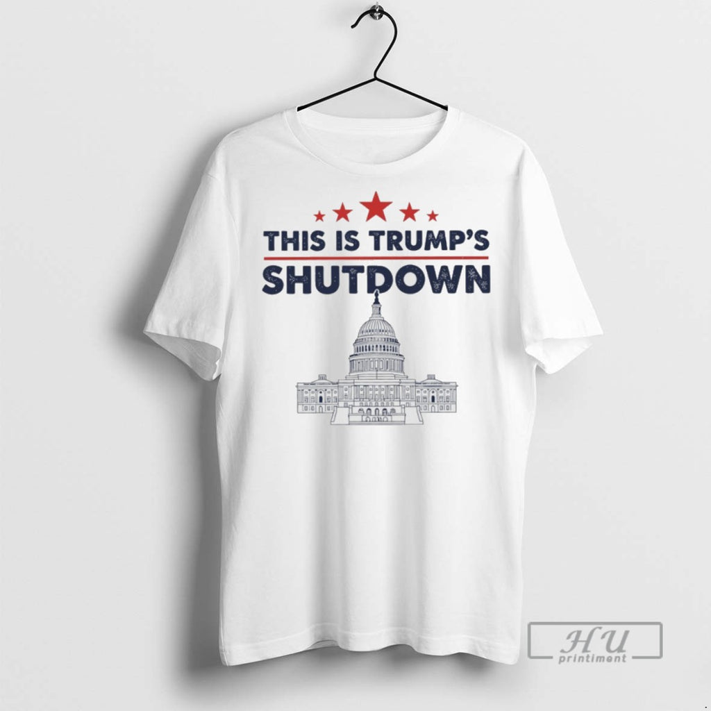 Officials Trending This Is Trump Government Shutdown 2025 White House Tee Shirt