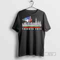 Officials Trending Toronto Blue Jays Skyline Player Name Toronto 2025 T Shirt