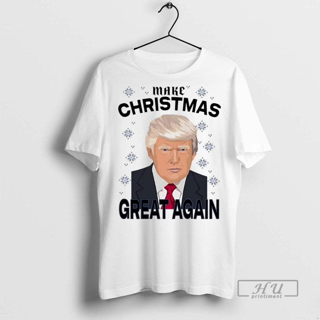 Officials Trending Trump Make Christmas Great Again Graphic Tee Shirt Sweatshirt Hoodies