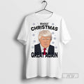 Officials Trending Trump Make Christmas Great Again Graphic Tee Shirt Sweatshirt Hoodies