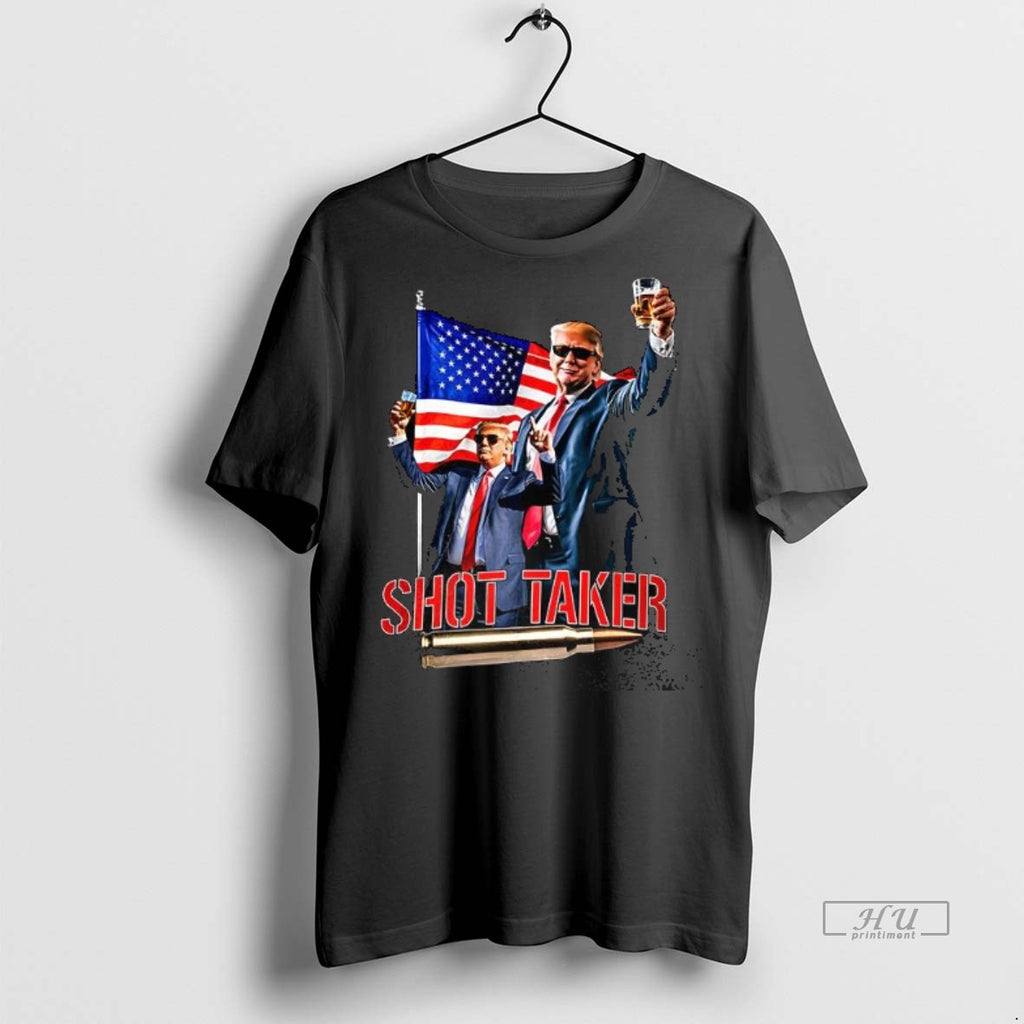 Officials Trending Trump Shot Taker Patriotic Tee Shirt Sweater