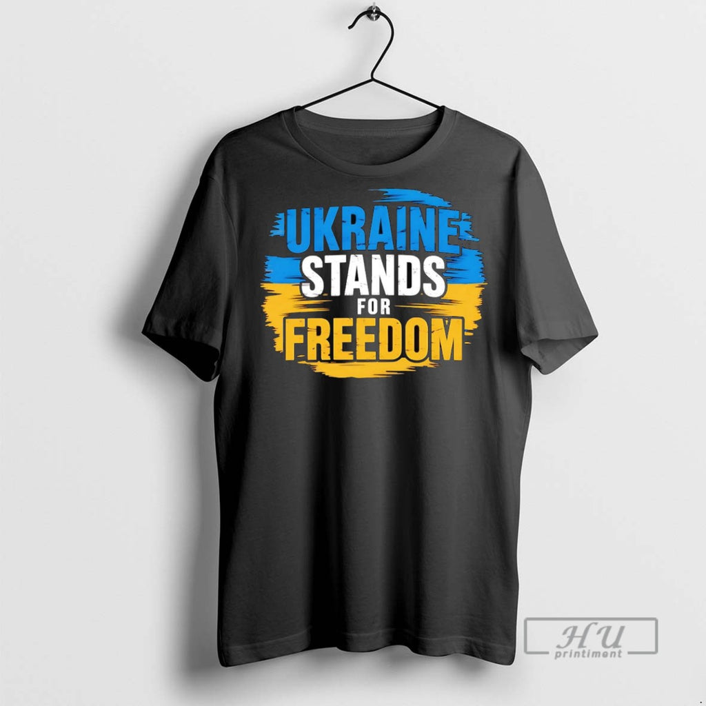 Officials Trending Ukraine Stands For Freedom Graphic Tee Shirt Sweatshirt Hoodies