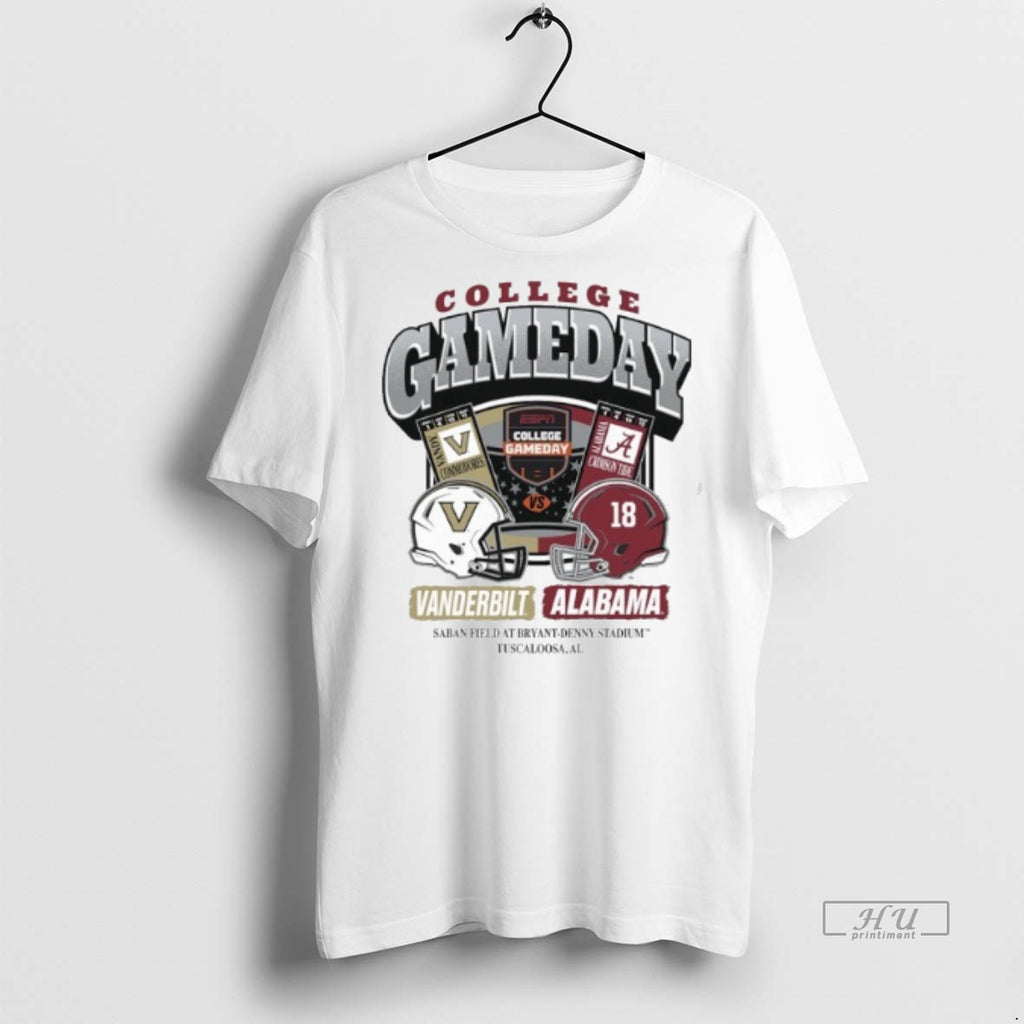 Officials Trending Vanderbilt Vs Alabama 2025 College Gameday Head To Head T Shirt Sweater